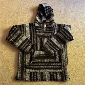 Black, White, and Brown Sweatshirt